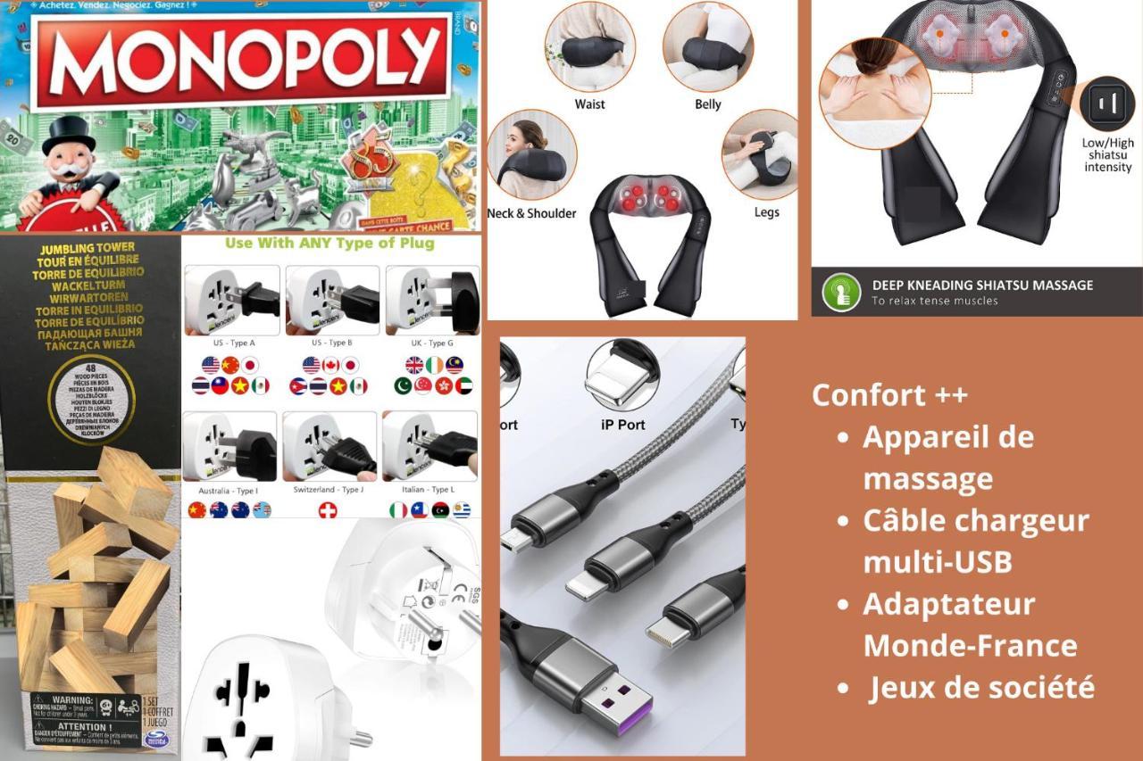 Mona Lisa : Superbe Loft Centre Ville - Parking Gratuit - Wifi Ultra Rapide-Appareil Massage-Netflix-Jeu Societe Troyes Kültér fotó
