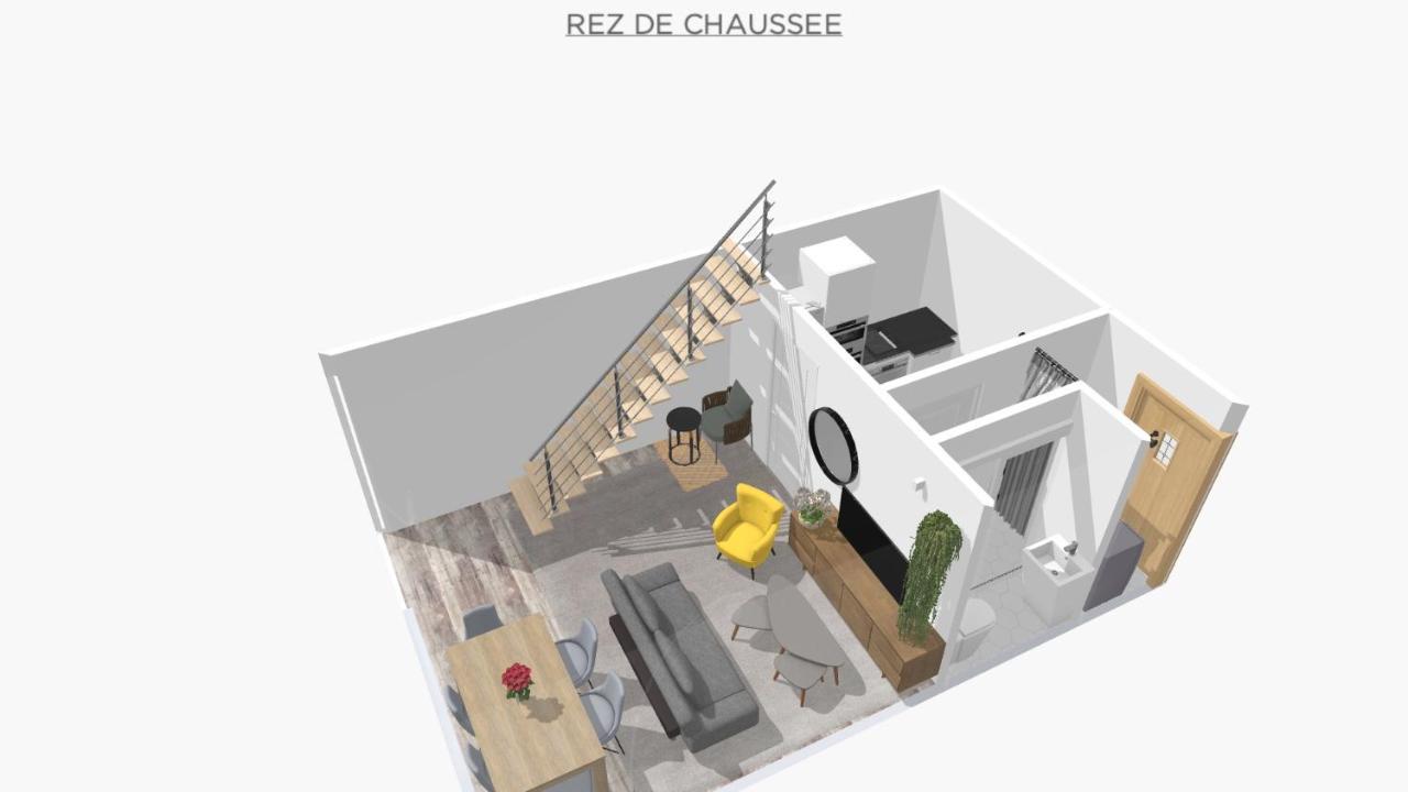 Mona Lisa : Superbe Loft Centre Ville - Parking Gratuit - Wifi Ultra Rapide-Appareil Massage-Netflix-Jeu Societe Troyes Kültér fotó
